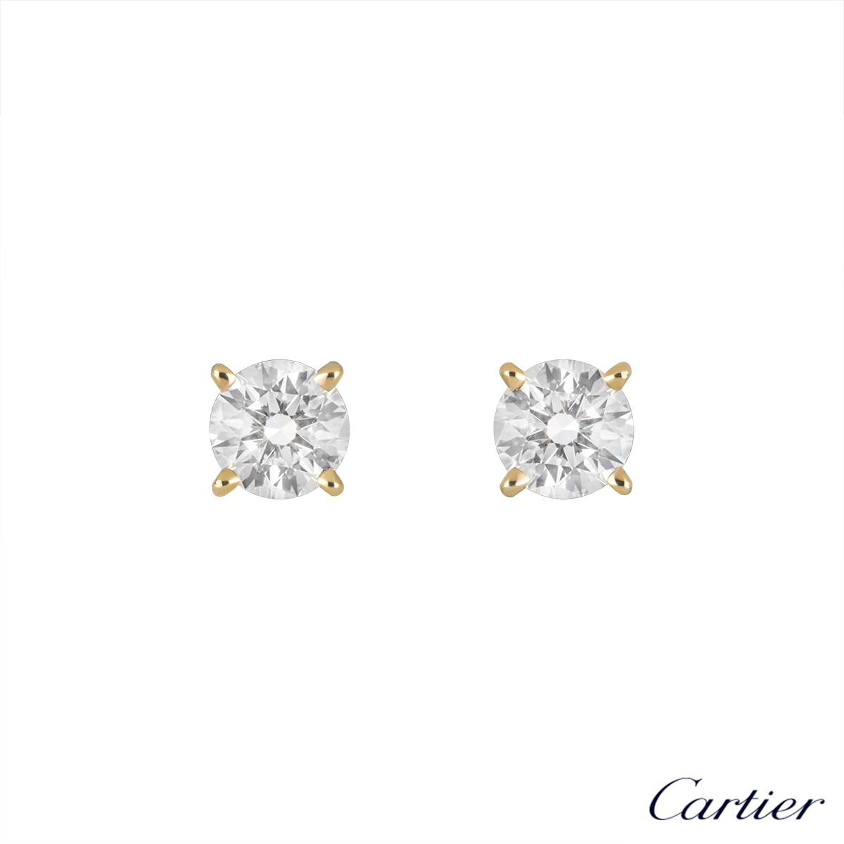 cartier 1895 diamond earrings